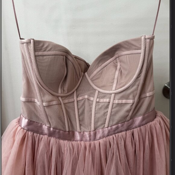 House of CB Darling French Rose Tulle Midi Dress (L+ reg cups) - Picture 8 of 8